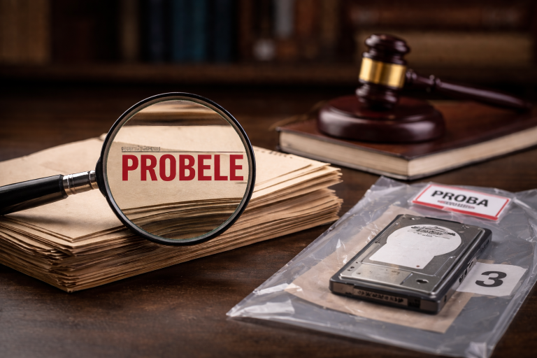 vinovăție-lipsa probelor